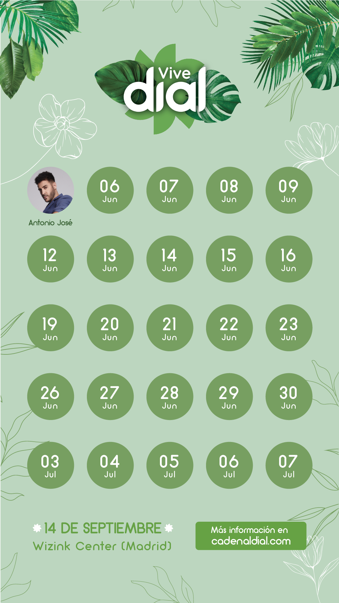 Calendario Adviento Vive Dial Antonio josé